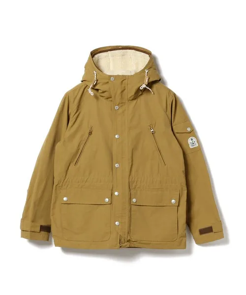 

Retro Nylon Workwear Jaet Outdoor Two-Piece Set Autumn Winter Thiened Long Sve Hooded Coat for Men X FI