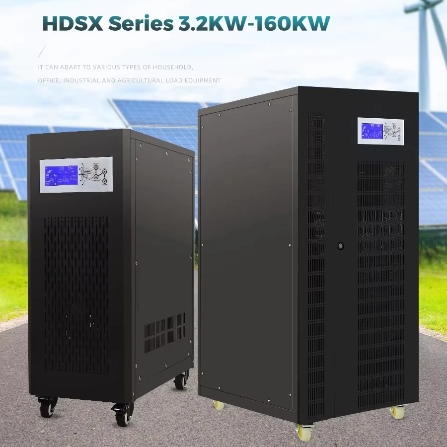 Hybrid Three Phase Off-Grid Inverter Lithium-ion Battery for Commercial Industrial Solar Energy System 60-180KW Range