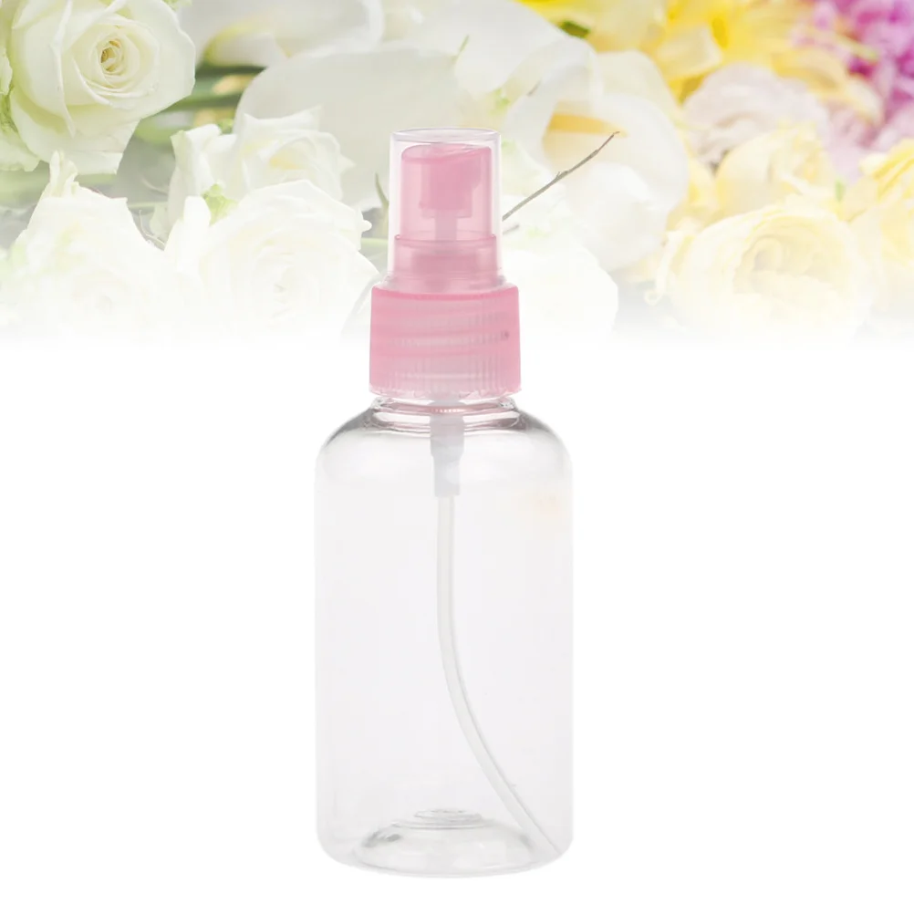 Portable Refillable Plastic Fine Mist Perfume Make Up Clear Empty Sprayer Bottle Atomizers PET Spray Bottles Pump 100ML