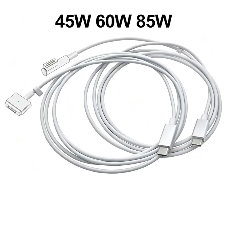 New Laptop Charger for Macbook Pro Air Adapter mag 1 mag 2 45W 60W 85W A1278 A1286 A1465 A1466 A1425 A1502 A1398 USB-C Cable