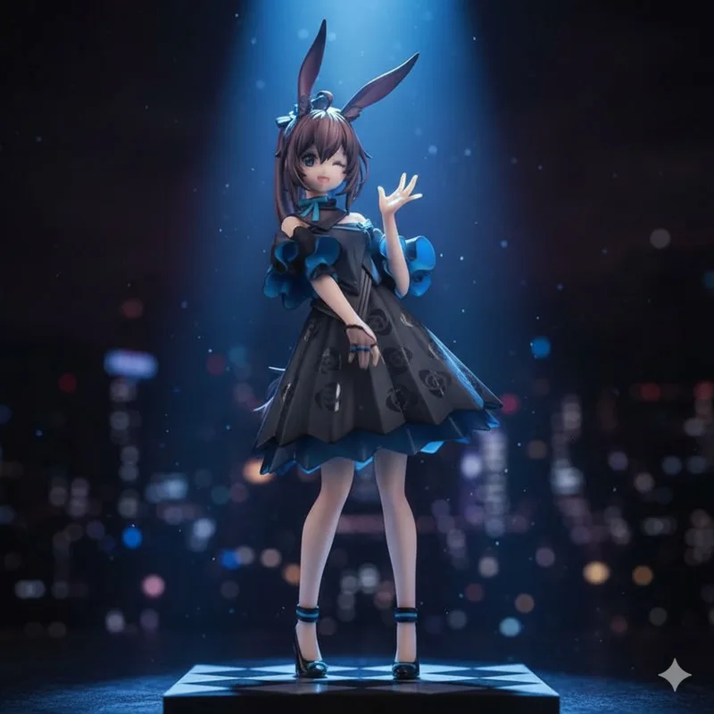 Arknights Amiya Anime Figurine 1/7 Scale Collectible Action Figure Doll With Chessboard Base Boxed Christmas Gift For Anime Fans