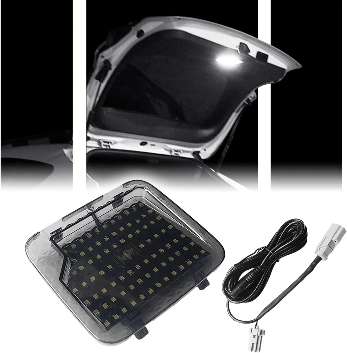 Rear LED Cargo Overhead Light for Subaru Forester 2013-2024,Trunk Cargo Overhead Lamps, Subaru accessories LED Luggage Compartme