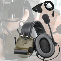 COMTAC Tactical Headset Elektronische Schutzhülle Ohrenschützer Airsoft Schießen Kopfhörer Gehörschutz COMTAC II Headset + U94 Ptt