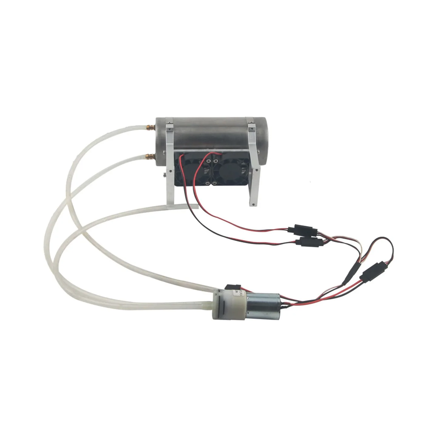 Réservoir marin refroidi à l'eau FATJAY (acier inoxydable): radiateur à double ventilateur et double refroidissement, 5 V-7,4 V