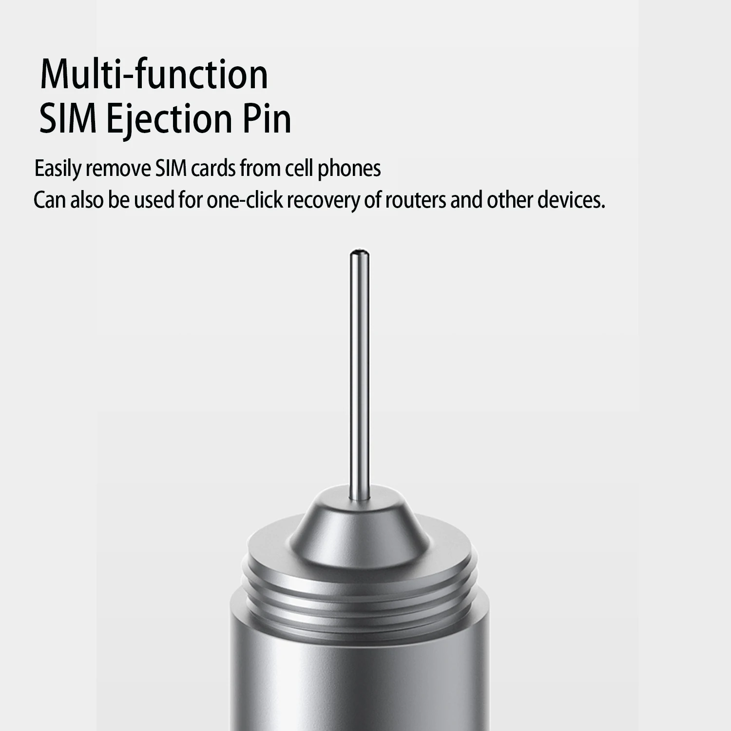 Herramienta para Extraer Tarjetas SIM con Cepillo de Limpieza, 2 en 1, Llavero Portátil con Agujas de Expulsión y Bolígrafo de Limpieza para Teléfono Celular