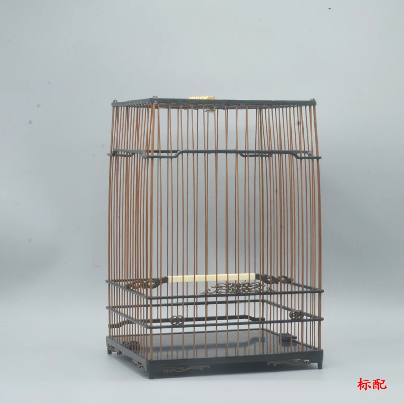 Black Square Bird Cages Parrot Outdoors Decoration Carrier Budgie Bird Cages Canary Breeding Jaula Pajaro Birds Supplies WZ50BC