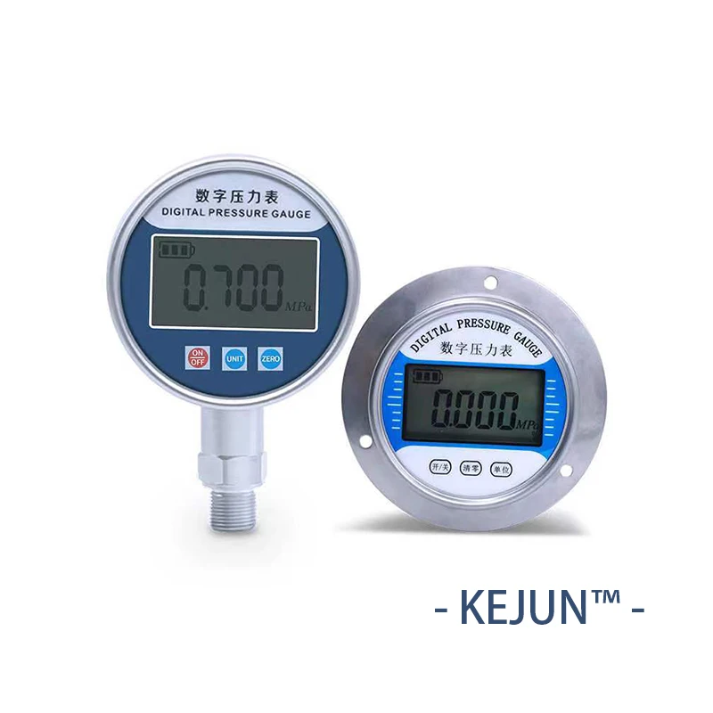 Imagem -05 - Medidor de Pressão Eletrônico 60 mm Dial Lcd Digital Display Vácuo Hidráulico Medidor de Pressão Negativo Medidor de Pressão de Óleo de Água