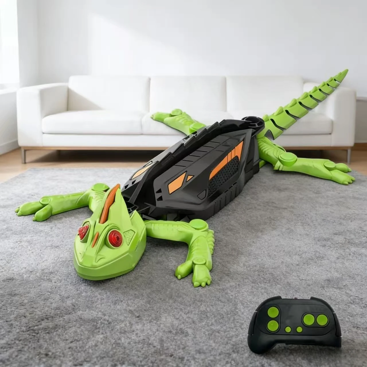 

Bionic RC Wall-Climbing Lizard Toy, Remote Control Gecko for Glass & Smooth Walls, Xmas Decoration