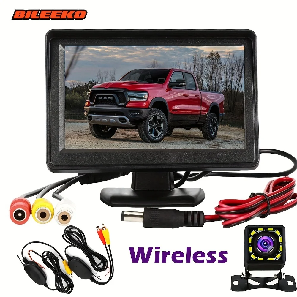 Wireless Car Backup Camera Kit 4.3