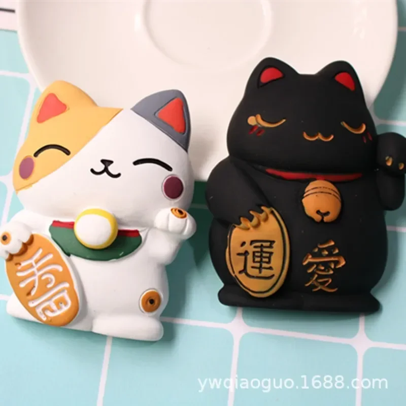 Car Air Freshener Lucky Cat Fragrance Diffuser Resin Art Perfume Clip Car Air Conditioner Outlet Vent Auto Interior Accessories