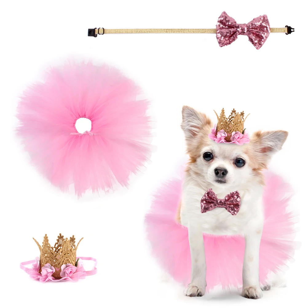 

3 Pcs Pet Costume Outfits Soft Material High Quality Safe Comfortable Fashion Design Party Carnival Dog Clothes Accessories Dog