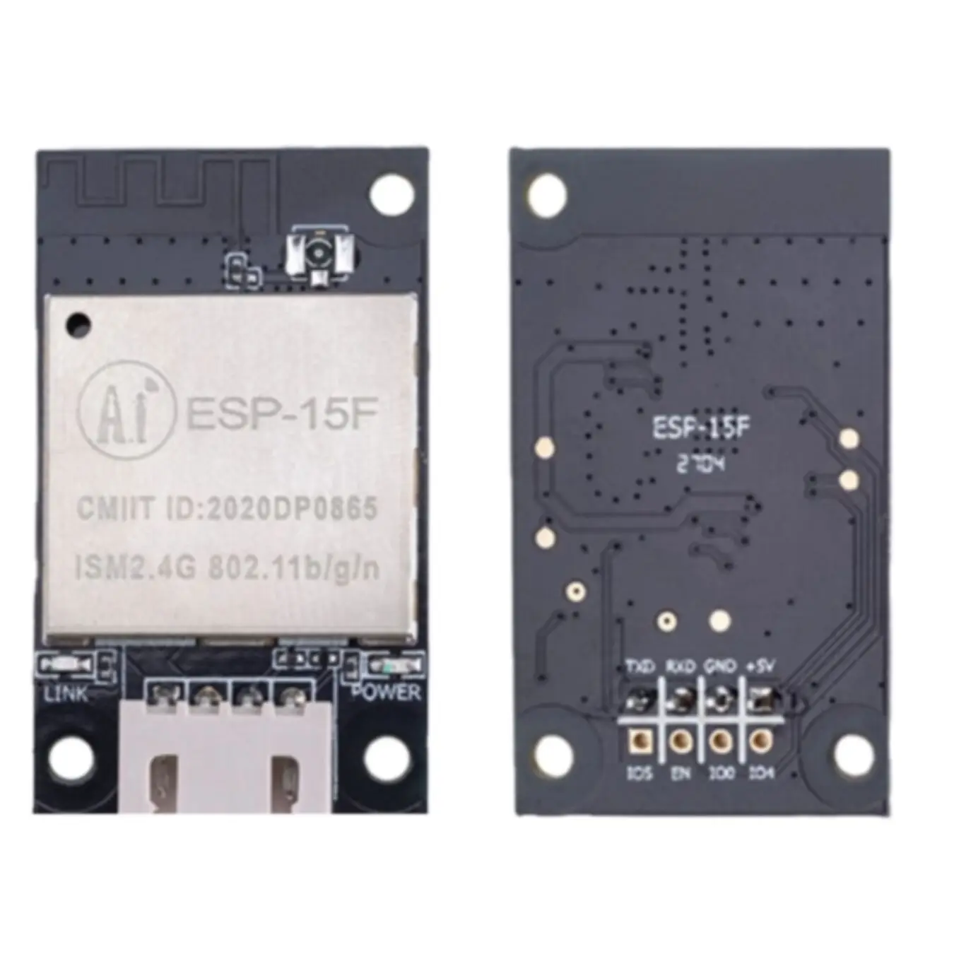 ESP-15F ESP8266 UART-to-Wi-Fi Wireless Transparent Transmission Module, 5V Power Supply, On-Board Antenna