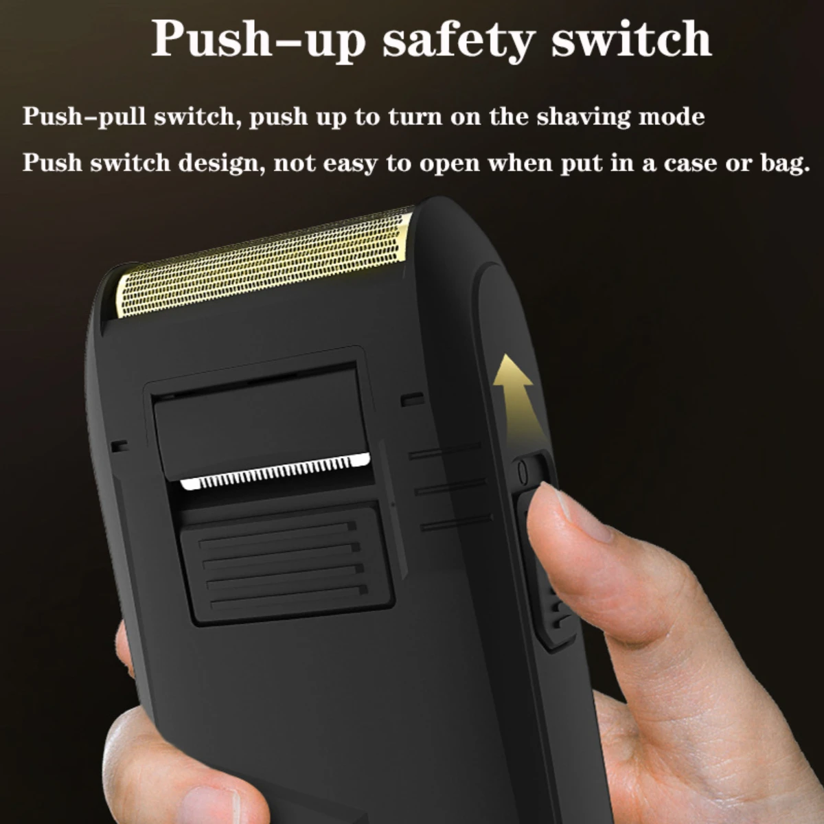 VGR Razor Professional Razor Electric Shaver Portable Beard Trimmer Finishing Shaving Machine Razor Mini Shaver for Men V-375