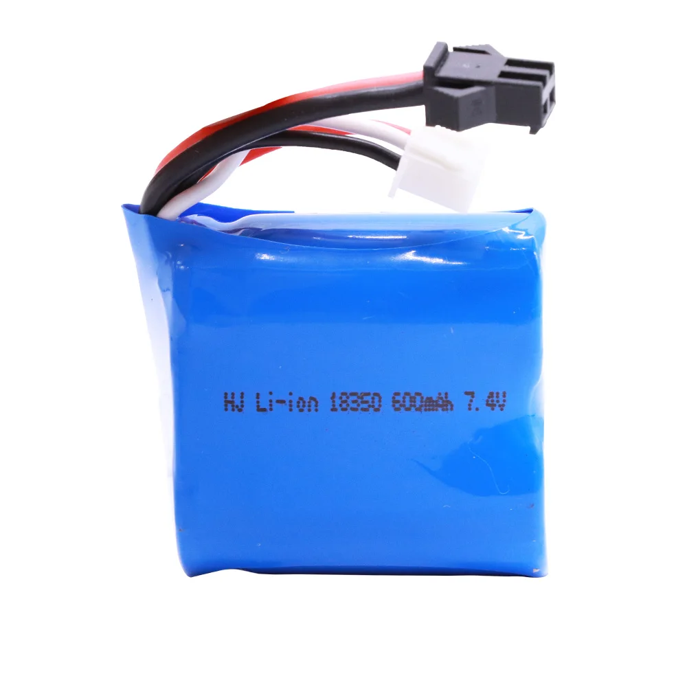 7.4v 600mAh 2 S akumulator litowo-jonowy SM/JST/T/EL-2P wtyczka do H100 H102 18350 7.4v akumulator litowo-jonowy do S1 S2 S3 S4 S5 szybka zdalnie