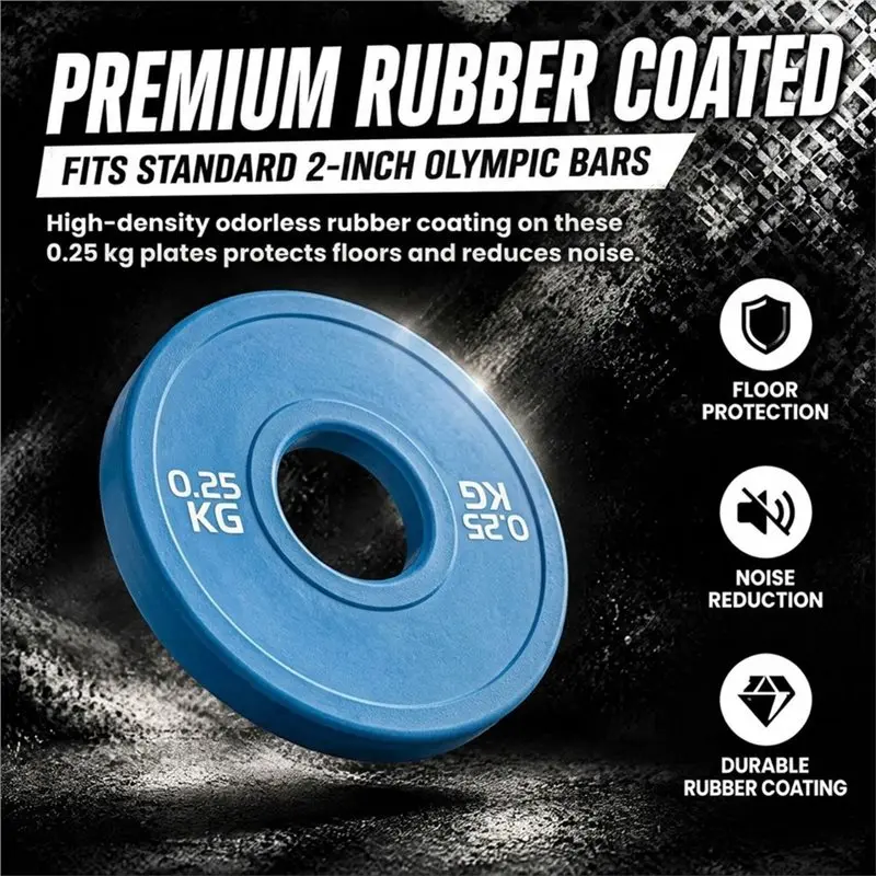 A79E-Change Weight Plates 0.25KG 4Pcs Fractional Plate For Strength Training