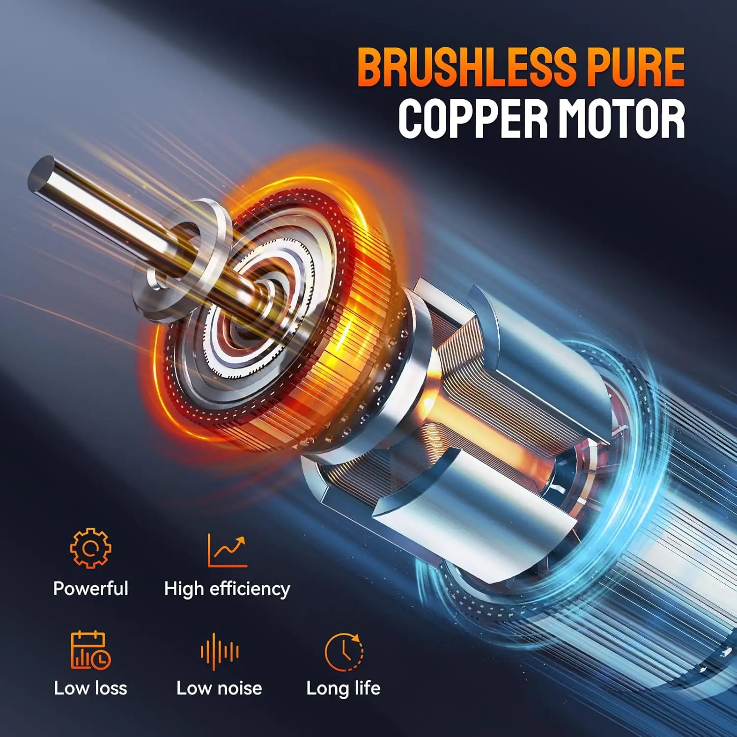 Cordless Rivet Gun, 2248 lbf Electric Riveter Kit for 1/8', 5/32', 3/16' Rivets with 2x 5.0Ah 18V Batteries