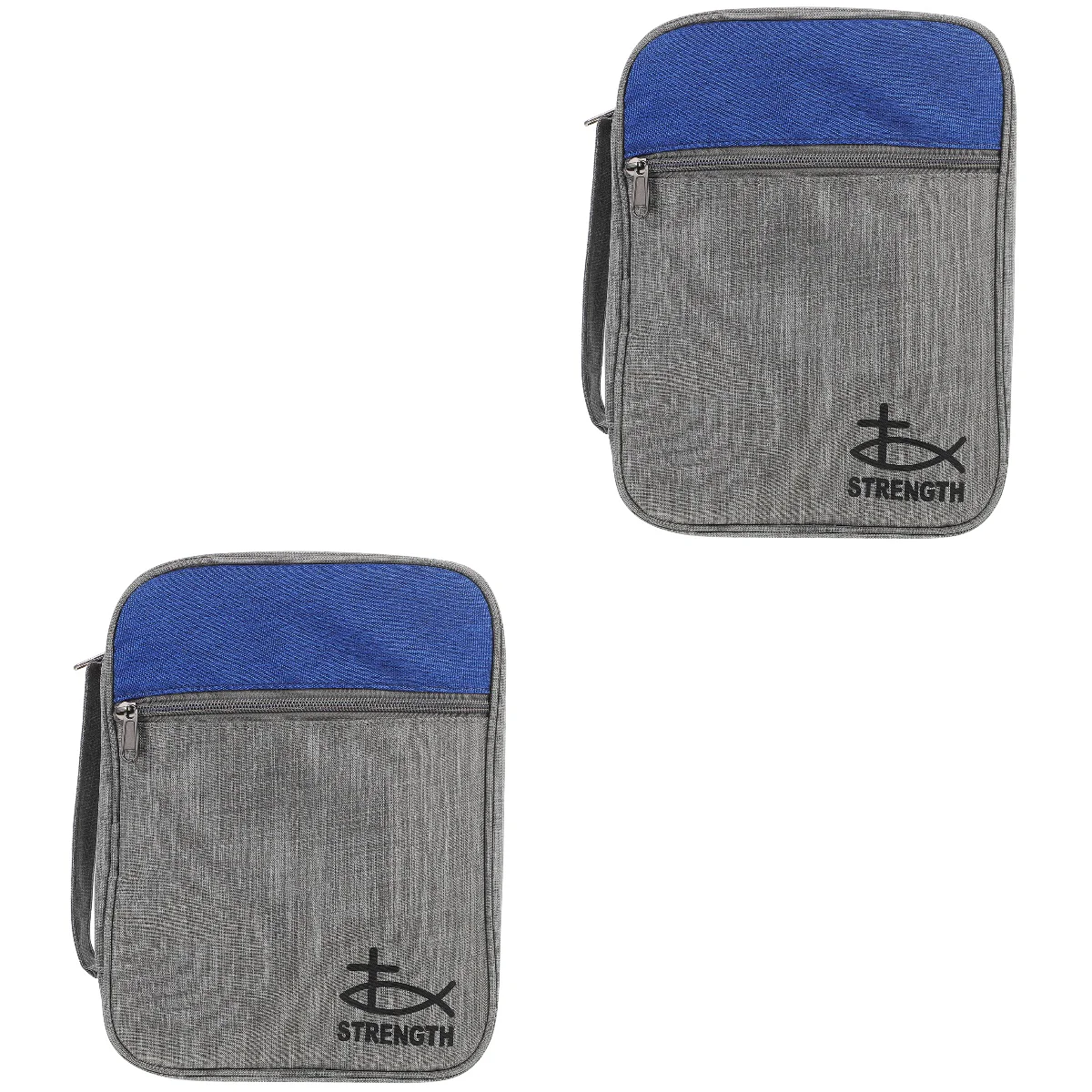 

2 Count Bible Pack Cover Protection Tote Bags Patch Case for Women Book Polyester Purse Girls with Shoulder Strap Woman School