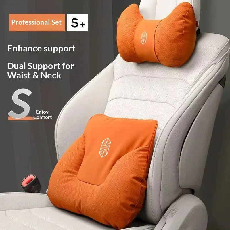 For Zunjie S7 RX R7 V9 Car Headrest Neck Support Seat Lumbar Cushion Soft Neck Pillow Automobile interior Accessories