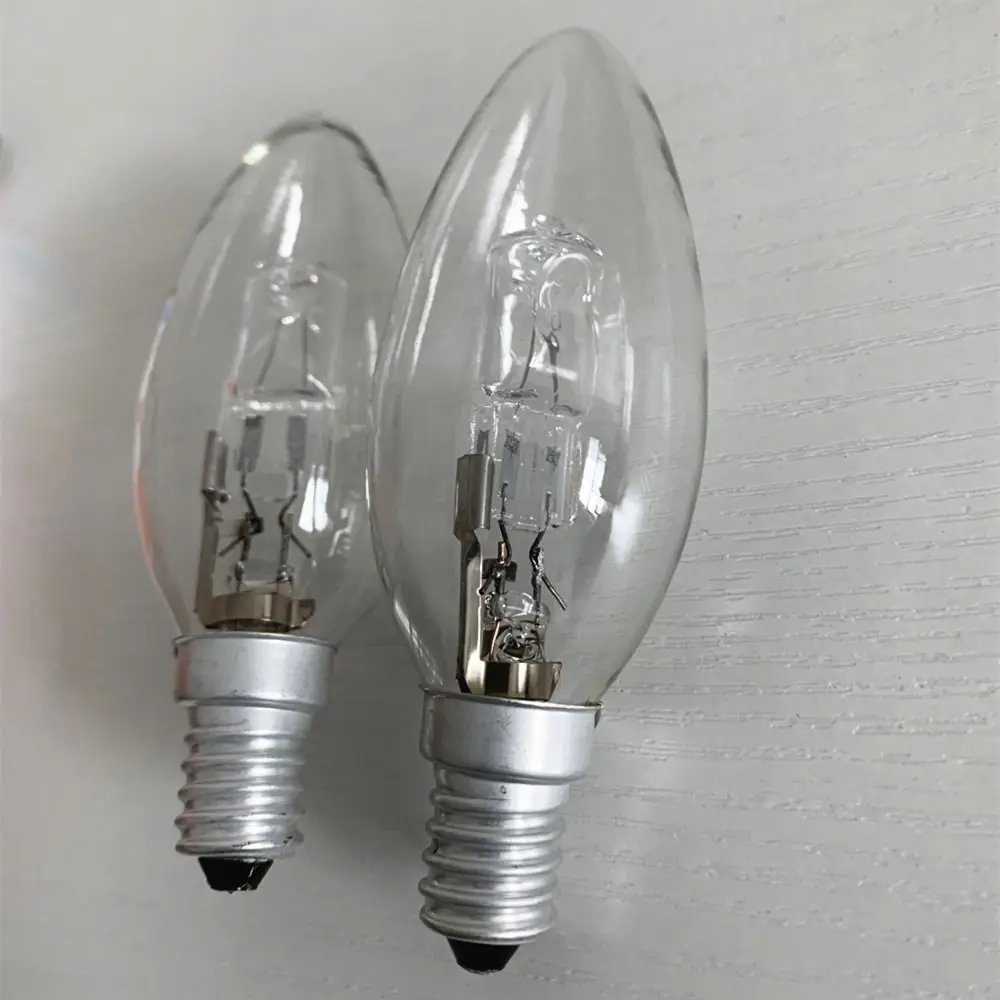 Practical Outdoor E14 E27 28W/42W C35 Reflector candles pointed bulbs Replace Spotlight Bulbs Light Lamps Halogen Bulbs