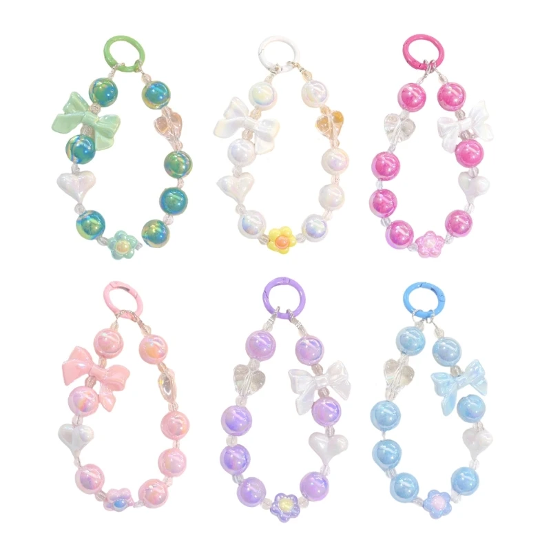 أنيقة حبة الهاتف الحبل الأزياء سحر الهاتف حزام متعددة الاستخدام ملحق لسلسلة المفاتيح الهاتف الذكي الديكور الاستخدام اليومي