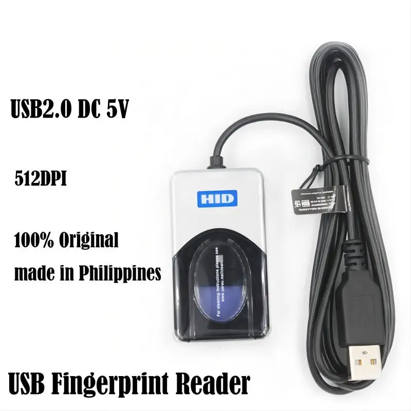 5pcs/lot USB Biometric Fingerprint Scanner Fingerprint Reader DigitalPerson U Are U 4500 512dpi Optical Fingerprint Sensor