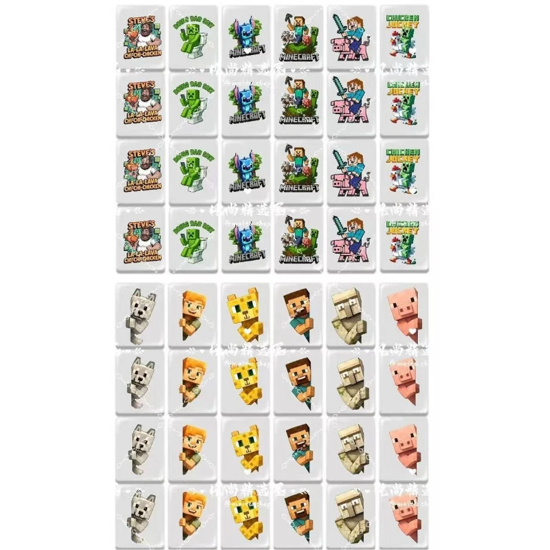 

Large 40mm 48 Blocks Sanrio Mahjong Game TikTok Seaside Escape Cartoon Hello Kitty Mahjong Set Kid Toy Easter Egg Christmas Gift