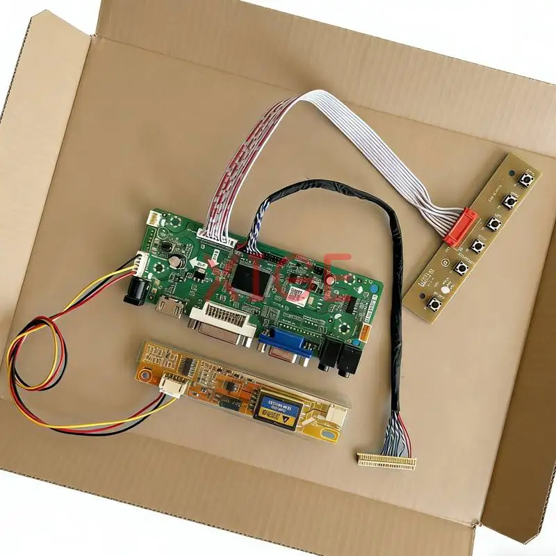 

Плата контроллера Matrix Drive Board для N150P5 HSD150PK17 HSD150PK14 ITSX95 1-CCFL 1400x1050 1400*1050 HDMI+DVI+VGA LVDS-30Pin DIY Kit