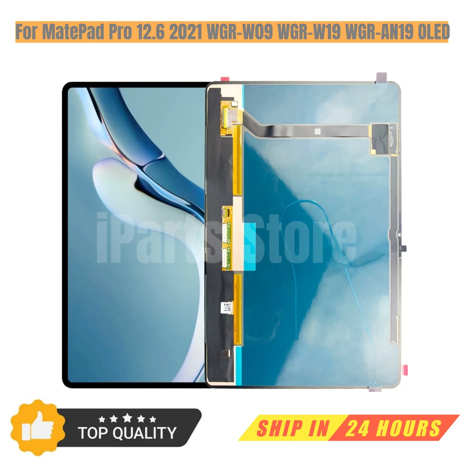 

Сменный новый дисплей iParts для Huawei MatePad Pro 12,6 2021, WGR-W09 WGR-W19 WGR-AN19 OLED, дигитайзер сенсорного экрана в сборе