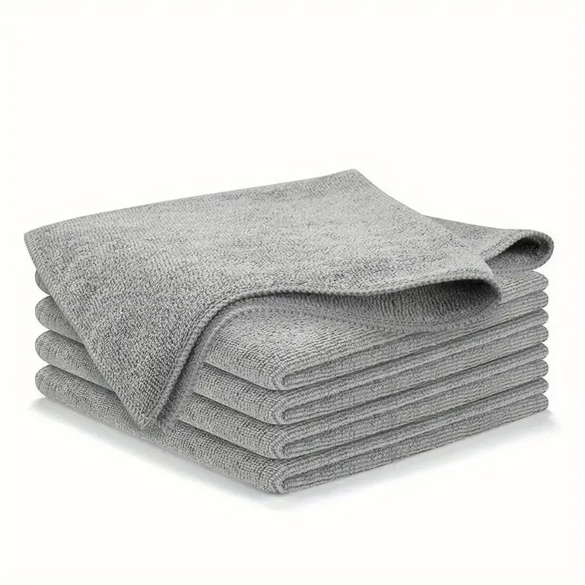 5pcs Multi-Surface Microfiber Cleaning Cloths, 30*30cm Premium Rags Towels for Cleaning Glass, Kitchens, Bathrooms, Automotive