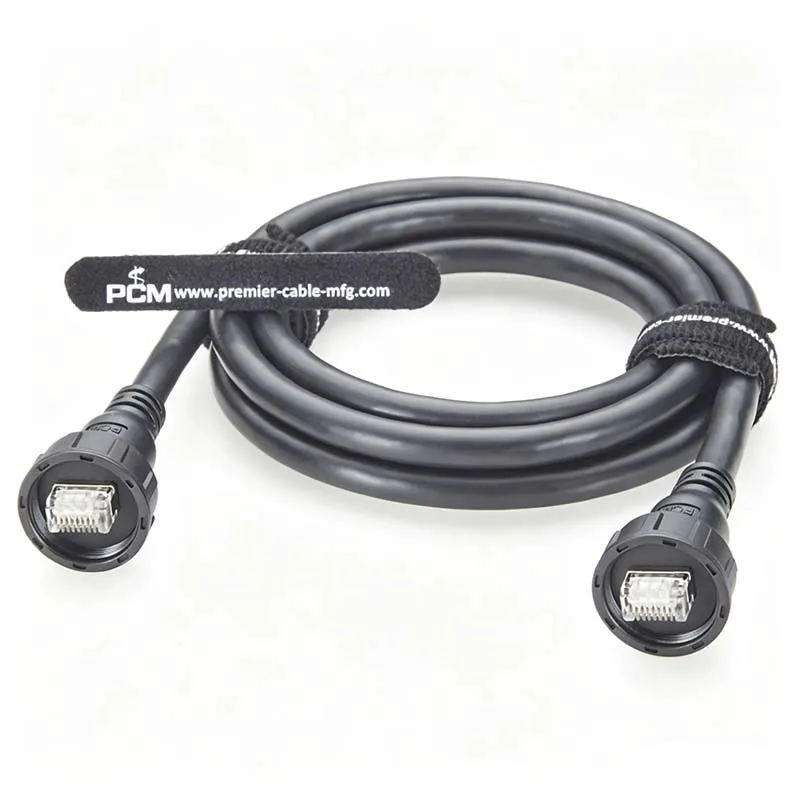 

Industrial-Grade IP67 Waterproof Ethernet Cable, RJ45 Male-to-Male, Cat8 10 Gigabit Shielded Anti-Interference Ethernet Cable