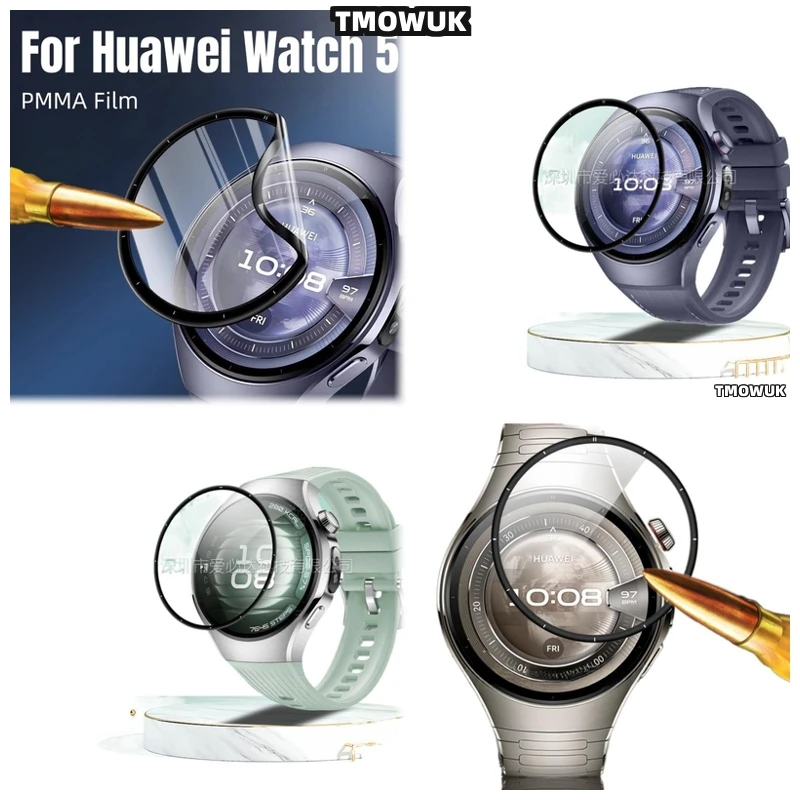 

For Huawei Watch 5 46mm Watch5 42mm Seamless Soft Cover, Shatterproof & Easy Application.