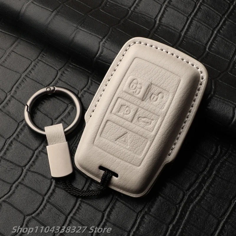 For Land Rover goatskin key case, find the protective case Freelander 2 Range Rover Car Interior Scratch Resistant Key Chain