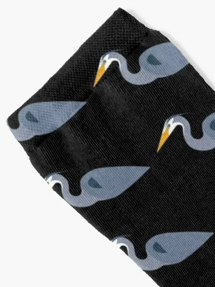 Minimalist Blue Heron Socks Argentina retro Crossfit fashionable Girl'S Socks Men's