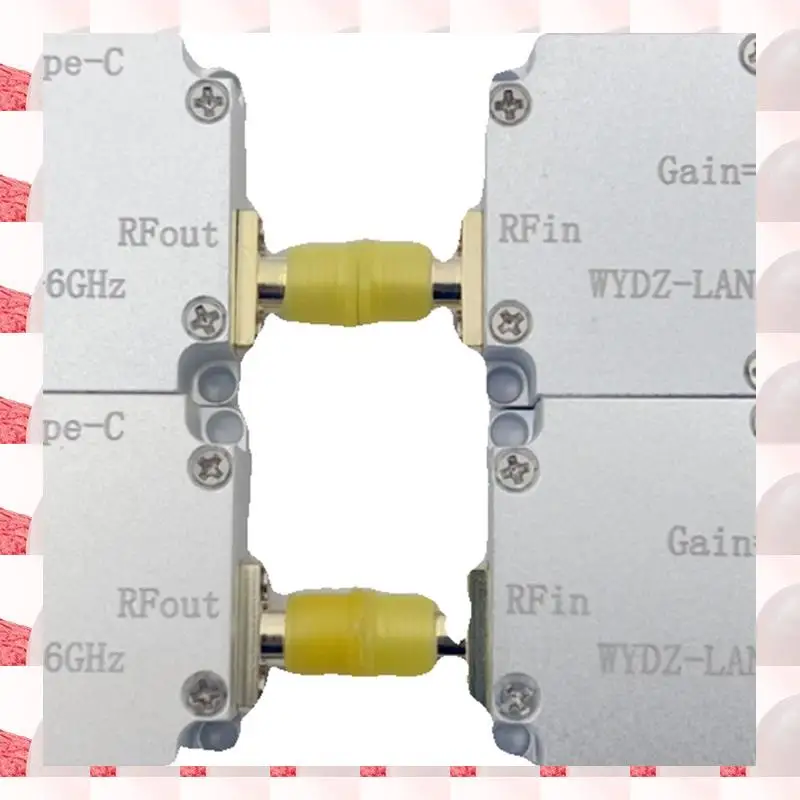 ABGN LAN 10M-6Ghz High Flatness Amplifier Gain RF Drive Signal Receiver Radio Drone Satellite SDR Walkie-Talkie