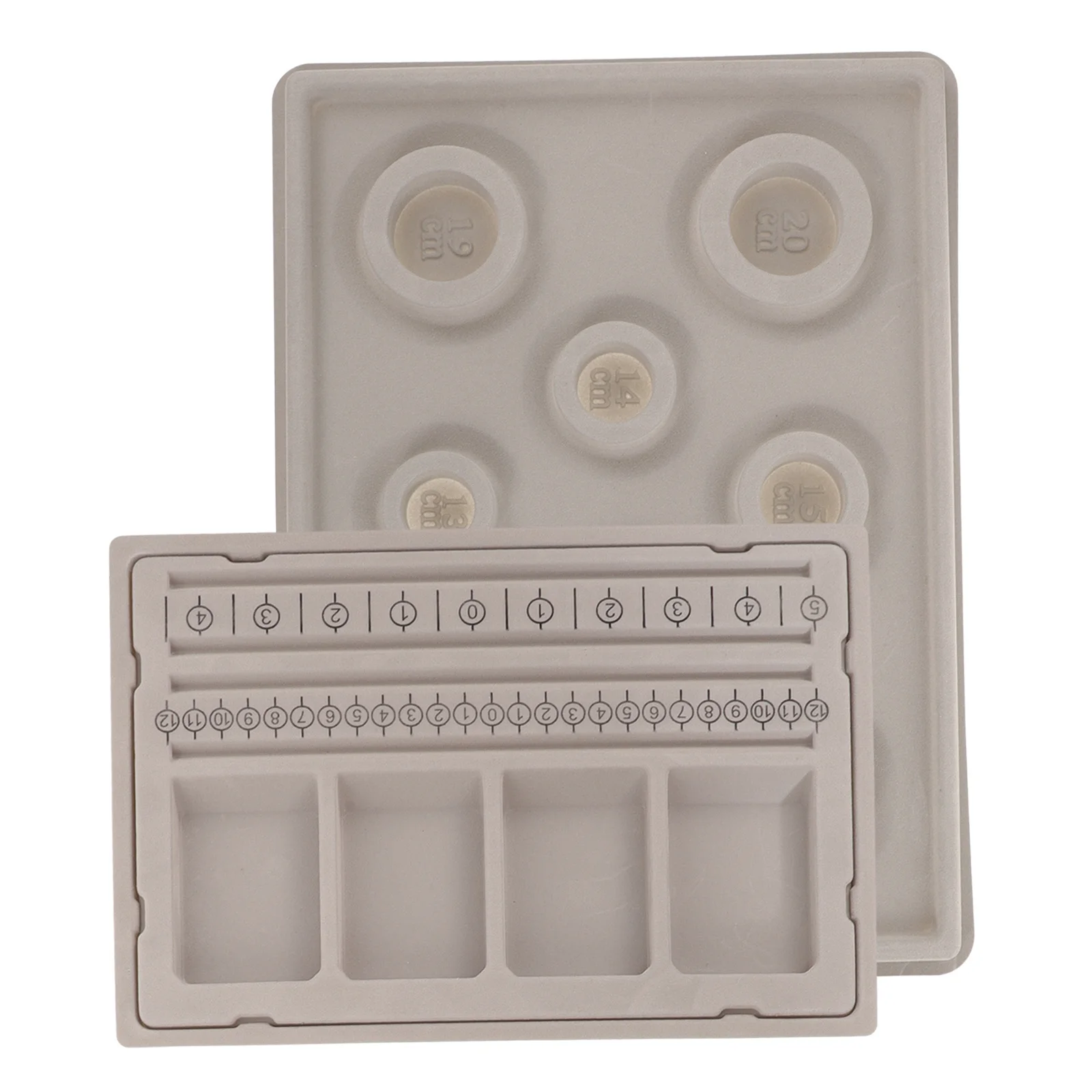 

2 pcs Bracelet Design Board For Diy Bead Measurement Jewelry Making Tool Sturdy Bead Board Sizer Stringing Template Craft