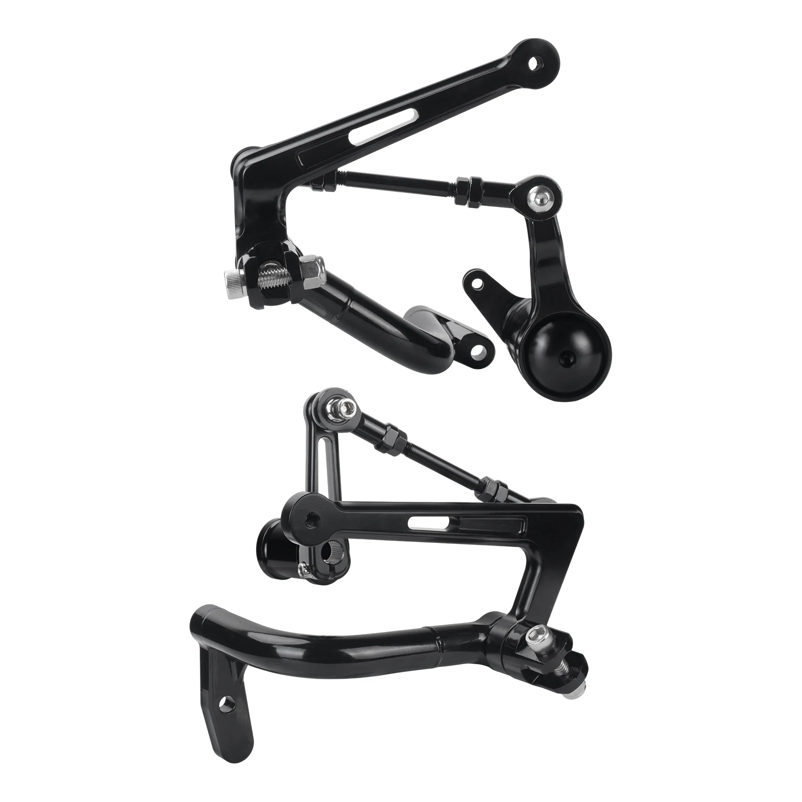 Motorcycle Mid Control Kit Shift Brake Bracket Linkage Lever Set for  Road King Electra Street  2009-2025
