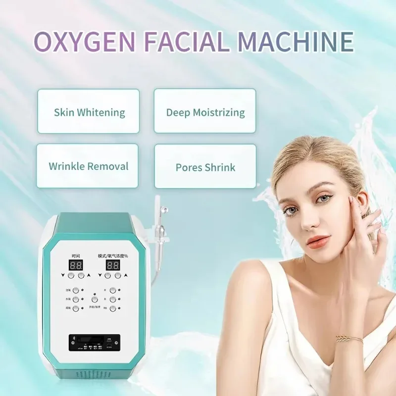 

High Pressure Jet Peeling Spray Beauty Machine for Facial Skin Care Professional Salon Cleaning Device