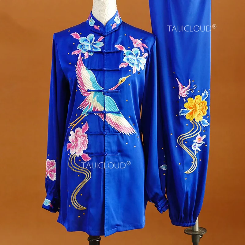 Women's Slim Fit Taichi Uniforms | Kung Fu Suit | Traditional Chinese Style Competition Wear | Custom Made