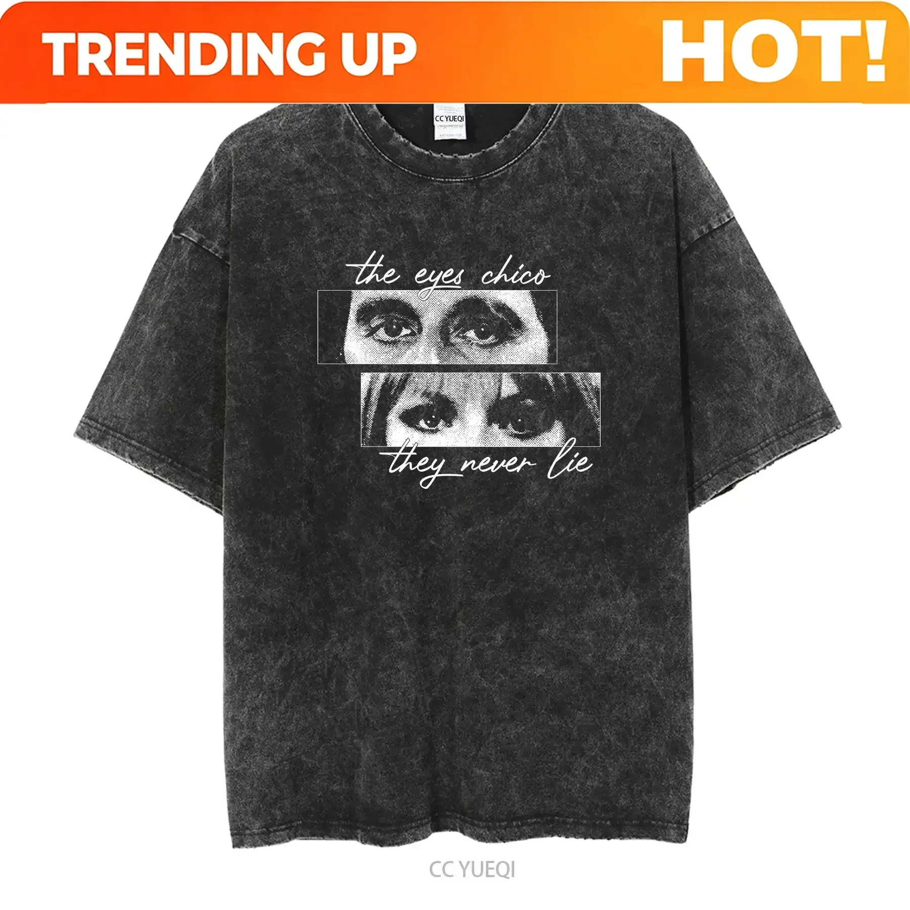 Customization Shirt Scarface T Shirt The Eyes Chico They Never Lie Al Pacino And Michelle Pfeiffer Tony Montana Vintage Retro Vi