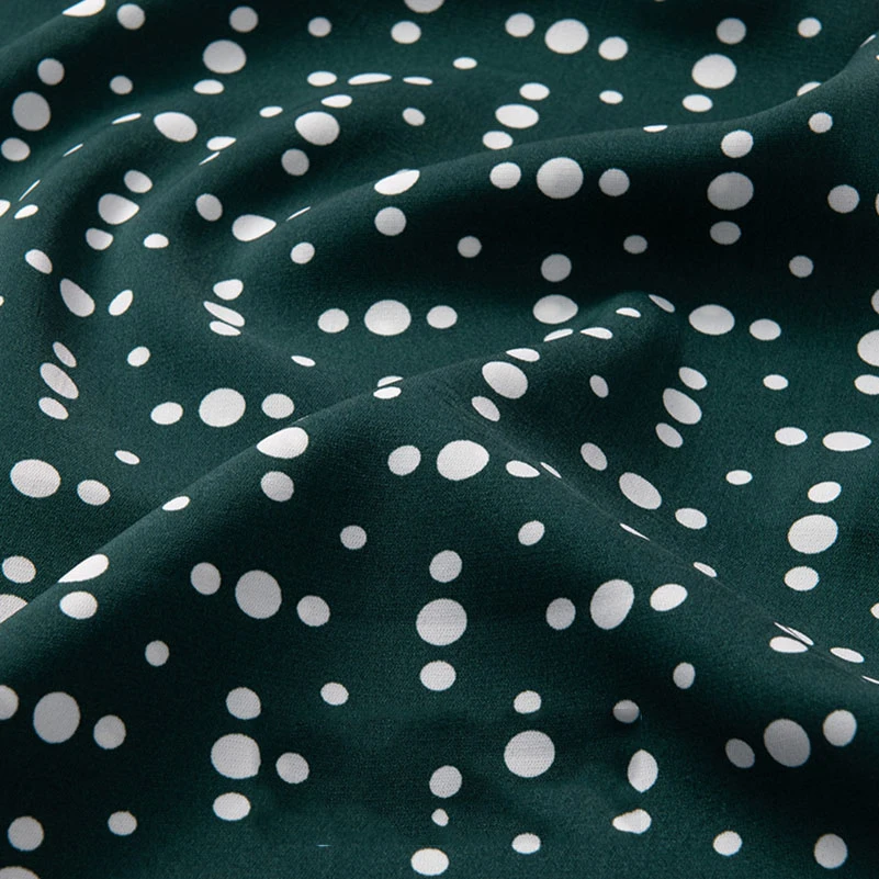 Polka Dot Chiffon Stof Ondoorzichtige Gedrukt Kleurrijke Voor Zomer Naaien Dress Shirt Door Meter