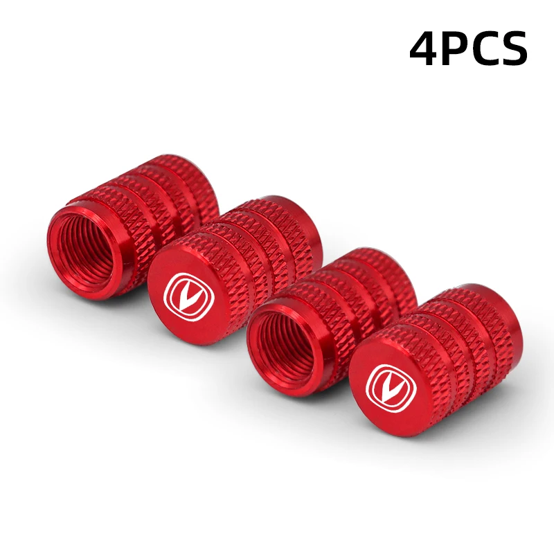 4pcs Aluminum Car Wheel Tire Valve Cap Covers For Changan CS35 Plus CS55 PLUS CS75 PLUS Eado UNI-T UNI-K 2023 Car Accessories