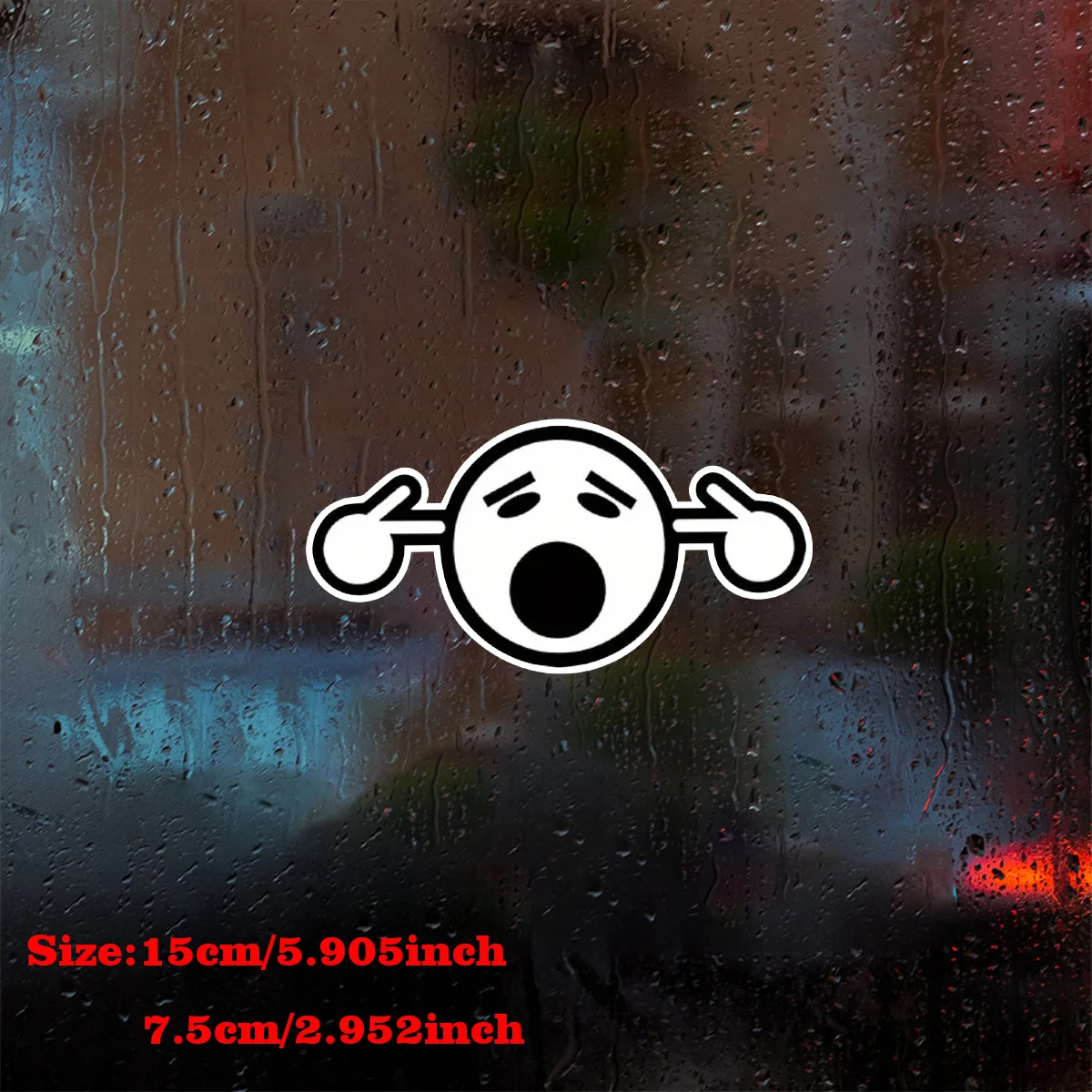 Vinyl 'Too Loud' Expression Decal Sticker - Matte, Irregular, Laptops & Windows, Durable Waterproof Vehicle Graphic Accessory
