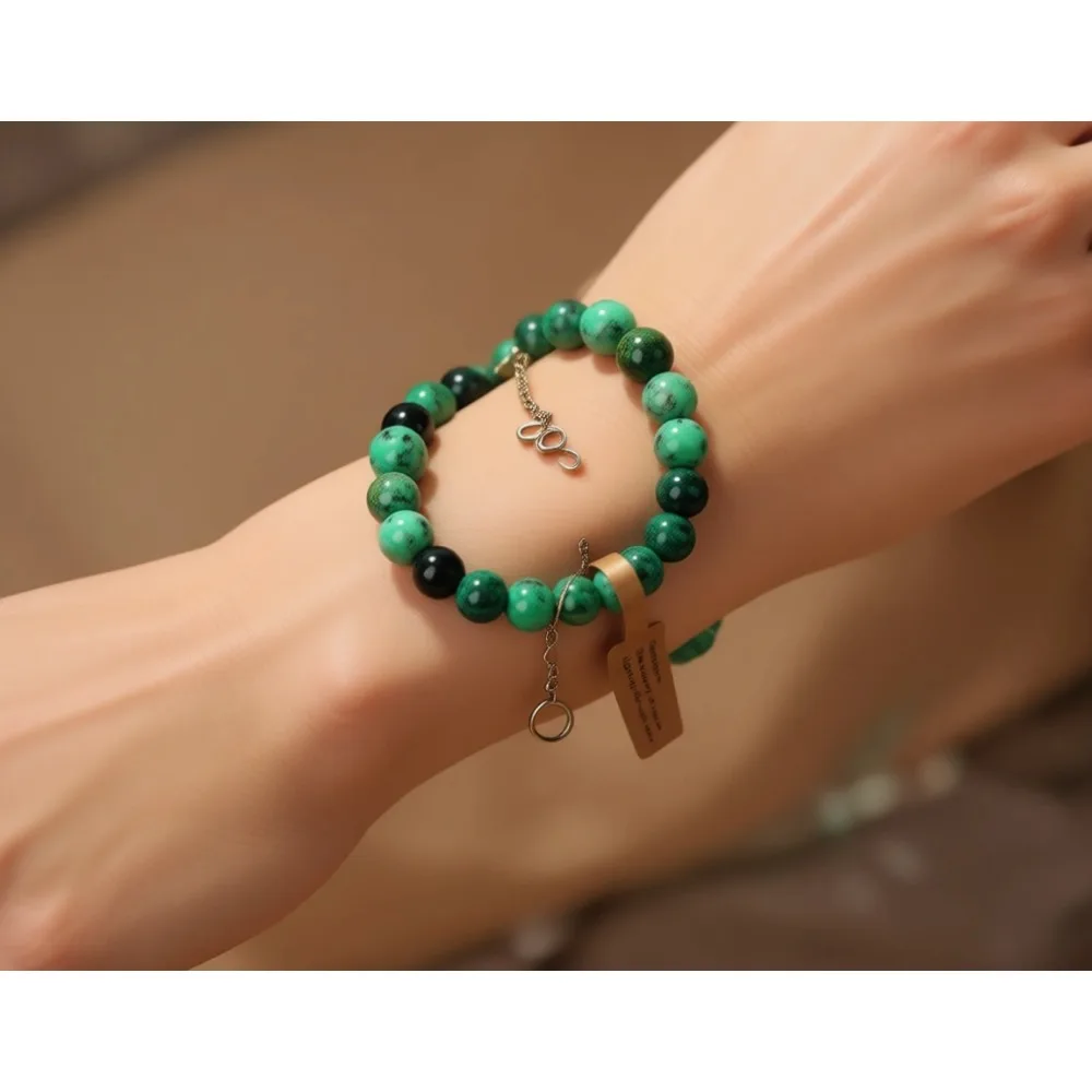 

Набор из 3 браслетов из натурального камня 8 мм, аметист, подарок для женщин