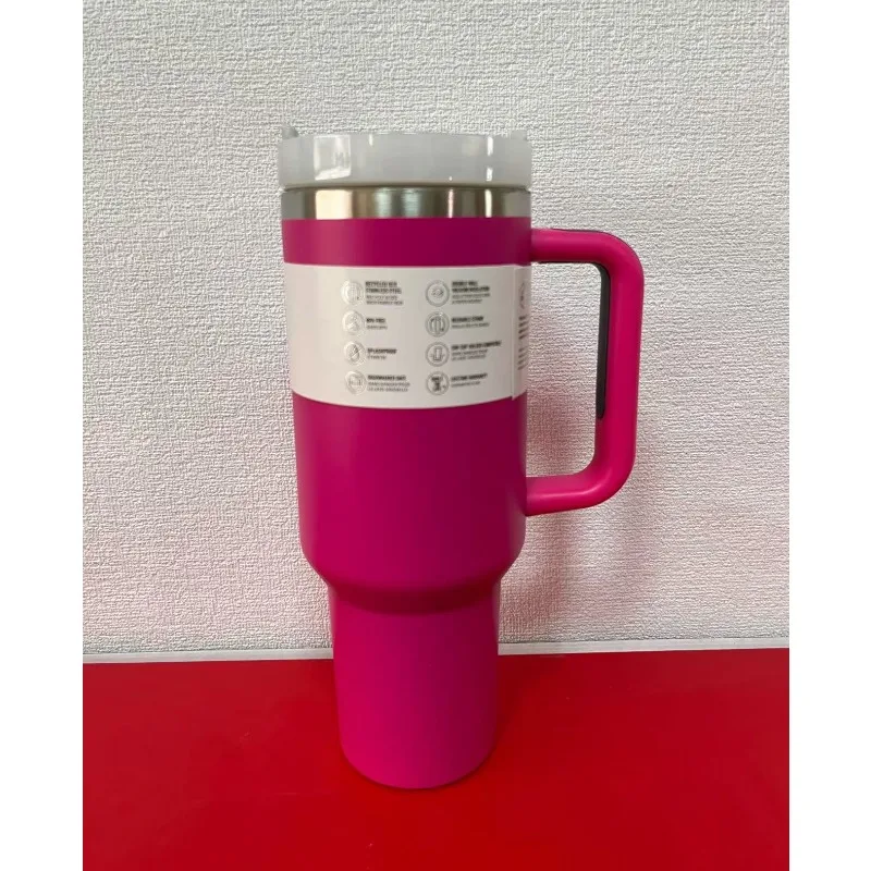 Hot Sale Ice King Cup with Handle, Men's and Women's Stainless Steel Cold Cup, 2nd Generation 40oz Car Cup