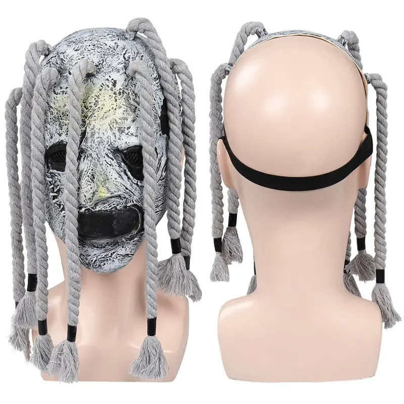 Máscara de Joey Jordison Band Slip, accesorios de nudo para Cosplay, mascarada de Halloween para hombre, casco de cara completa aterrador para disfraz, juego de rol