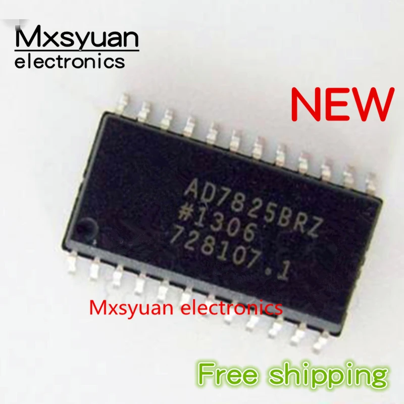 10~50PCS AD7825BR AD7825BRZ AD7825 SOIC-24 Original Free Shipping IC