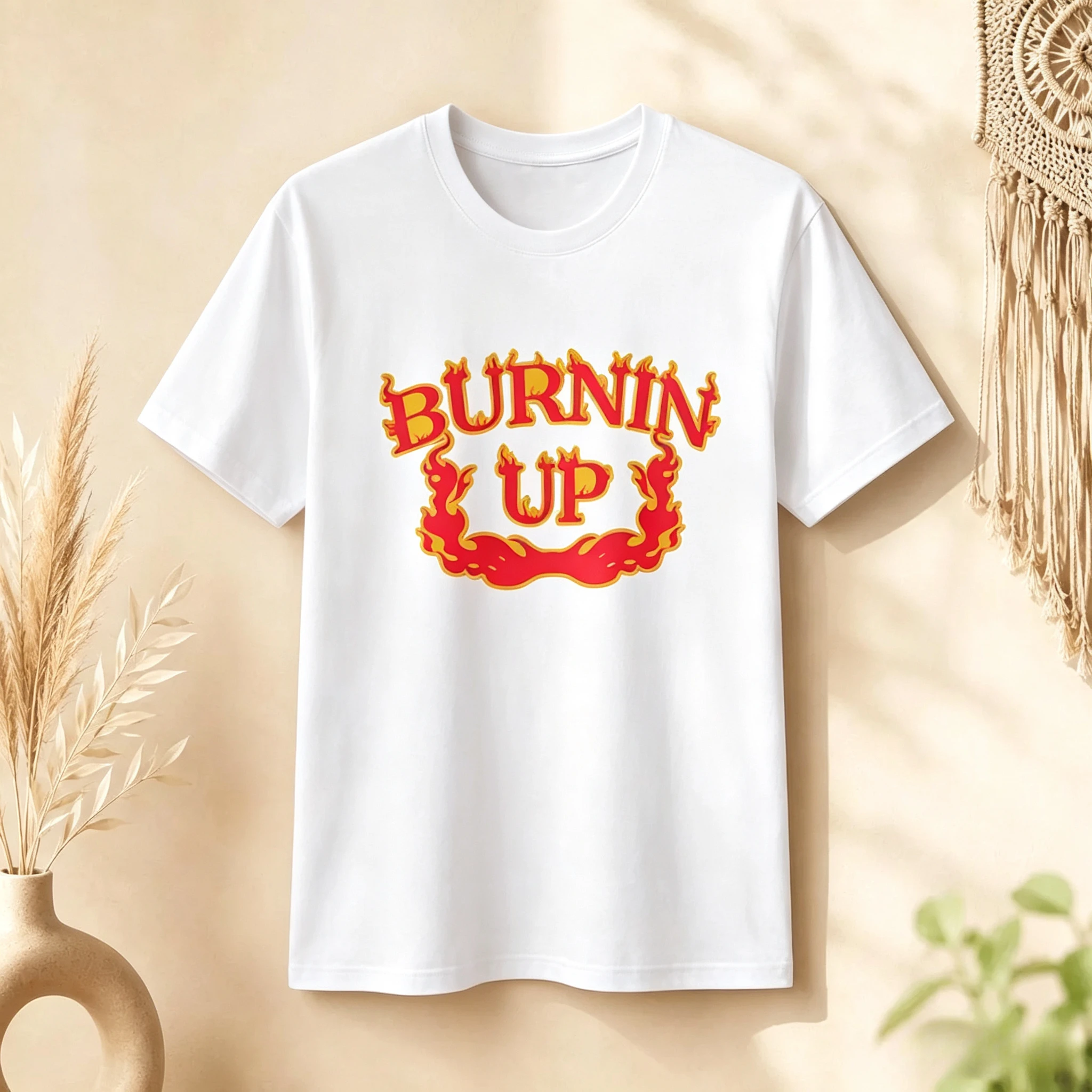 Jonas Brothers The Burning Up Tour T-Shirt Burnin Up Tee 2000er Pop Rock Fan Geschenk Hochwertige Y2K Streetwear für Männer und Frauen – Detail 4