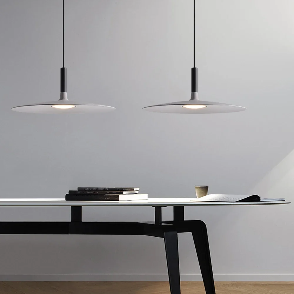 Imagem -04 - Modern Nordic Led Pendant Lights Lâmpadas de Teto Minimalistas Pendurado Luz Ufo Luxo Criativo Personalidade Café Única Cabeça Bar