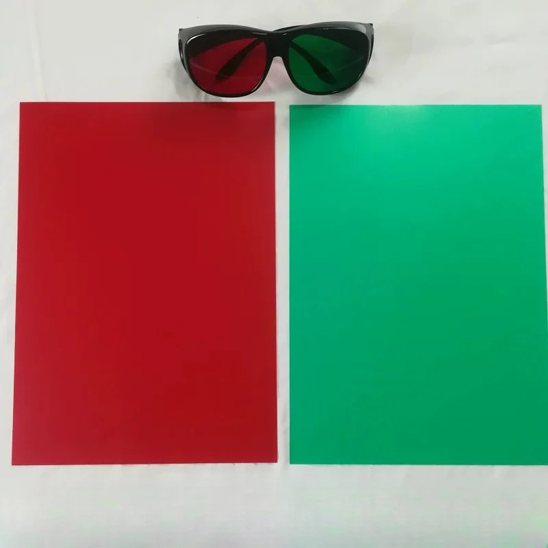 Disinhibition Red Green Film Red Green Film Children's Monocular Amblyopia Strabismus Simultaneously Visual Training Card