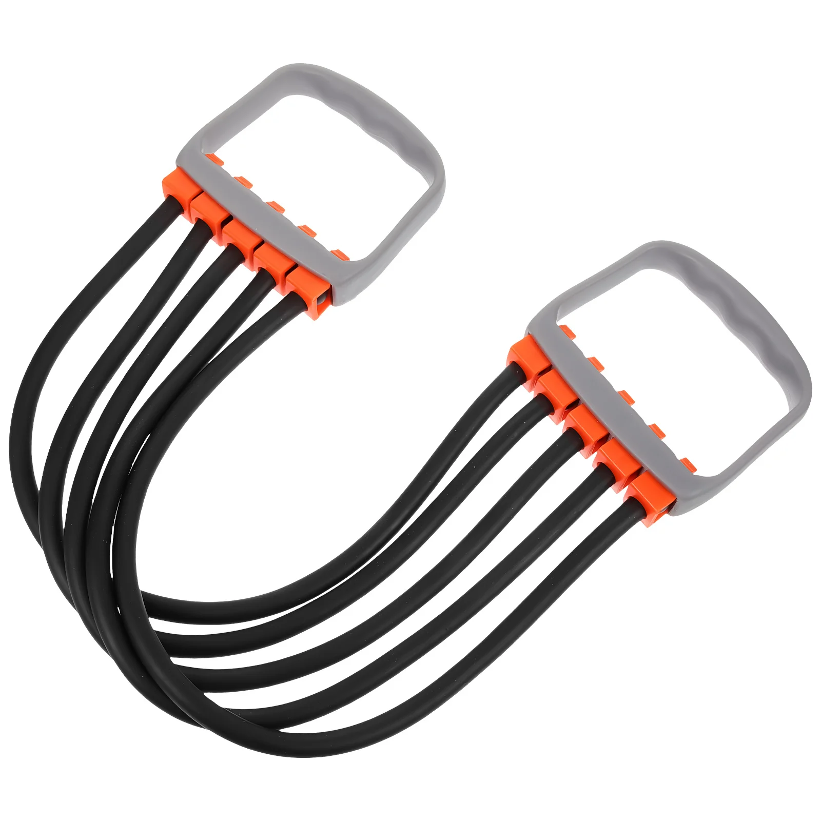 

Chest Expander Workout Exerciser with Ergonomic Handles Tpr Resistance Rope for Home Gym Portable Fitness Training Band